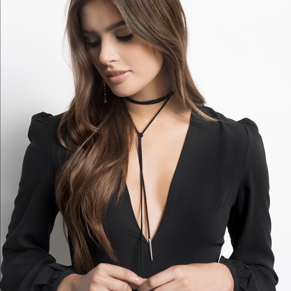 NWT Kendra Scott Pierce Choker Necklace - Hematite